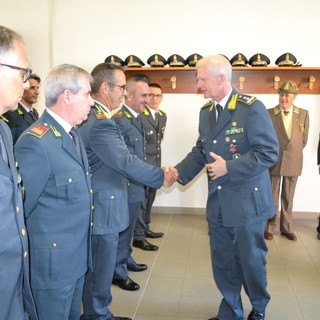 Guardia di Finanza, visita del comandante regionale Francesco Mattana al comando provinciale di Savona