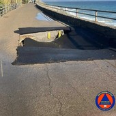 Cede l'asfalto in Lungomare Europa: lunedì 1 dicembre scatteranno i lavori