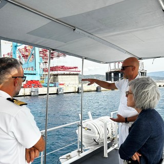 Il Prefetto Grazia La Fauci in visita alla Capitaneria di Porto di Savona