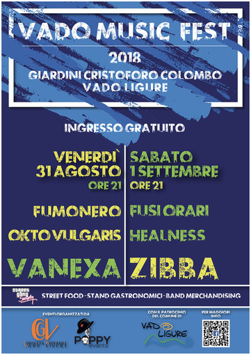 Sale l'attesa per il "Vado Music Fest 2018" Sale l'attesa per il "Vado Music Fest 2018"