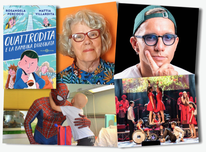 Savona, Mattia Villardita e Rosangela Percoco presentano "Quattrodita e la Bambina Disegnata" a Ubikate25 Savona, Mattia Villardita e Rosangela Percoco presentano "Quattrodita e la Bambina Disegnata" a Ubikate25