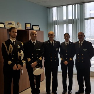 L'Ammiraglio Carlone in visita ad Alassio e Finale Ligure L'Ammiraglio Carlone in visita ad Alassio e Finale Ligure