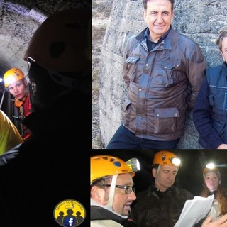 Fotogallery dell'indagine del Gruppo Savona Sotterranea e Segreta e troupe "Voyager"