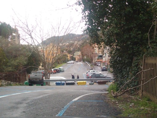 Una porzione dell'ex rilevato di Varigotti