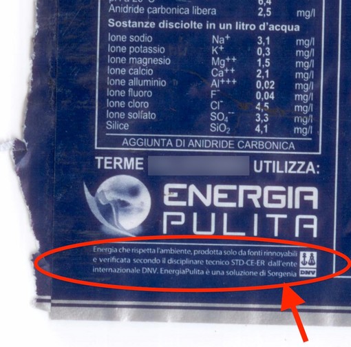 Acque minerali valbormidesi, promozioni stampa ed energia dichiarata "Pulita". Indovina chi c'è...