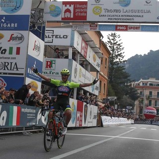 Simone Velasco, vincitore dell'edizione 2019 del Trofeo Laigueglia