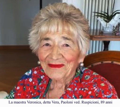 Alassio piange la scomparsa de &quot;la maestra del sorriso&quot; Vera Paoloni