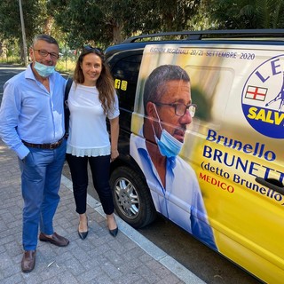 Brunetto (Lega) con l'ex ministro Locatelli: "Sostegno alla disabilità" (FOTO)