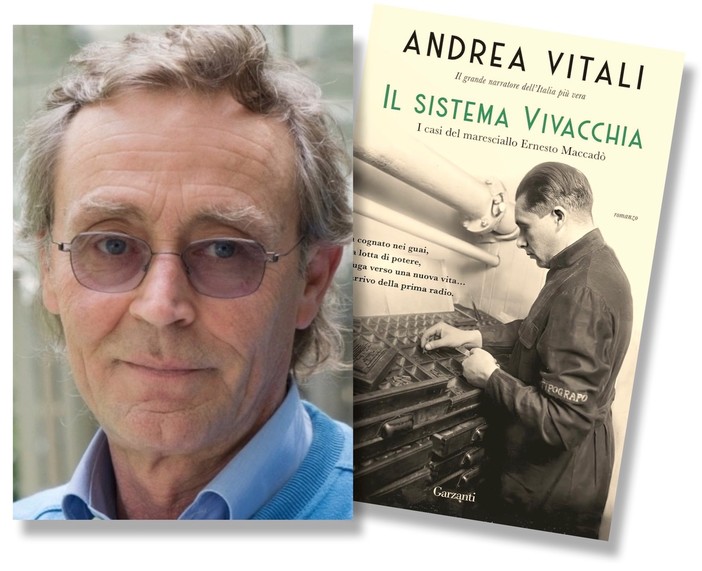 Lo scrittore Andrea Vitali a Savona alla Ubik con "Il sistema Vivacchia. I casi del maresciallo Ernesto Maccadò" Lo scrittore Andrea Vitali a Savona alla Ubik con "Il sistema Vivacchia. I casi del maresciallo Ernesto Maccadò"