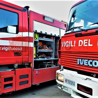 Albenga, principio di incendio all'Istituto Trincheri: mobilitati i vigili del fuoco