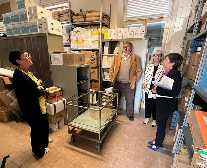 Loano, il consigliere regionale Vaccarezza in visita al Falcone: in vista l’ampliamento dei locali