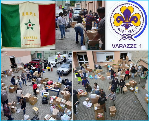 Varazze, grande risposta alla chiamata solidale di Anpi e Scout per l'Ucraina