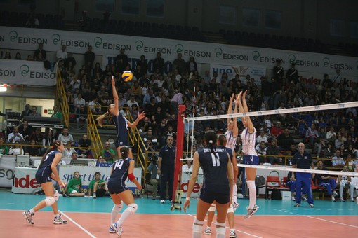 Alassio: pallavolo, l'Italia piegata dalla Russia 2 a 3 (foto)