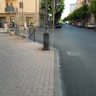 Albenga, completata l’asfaltatura di via Piave (FOTO)