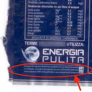 Acque minerali valbormidesi, promozioni stampa ed energia dichiarata "Pulita". Indovina chi c'è...