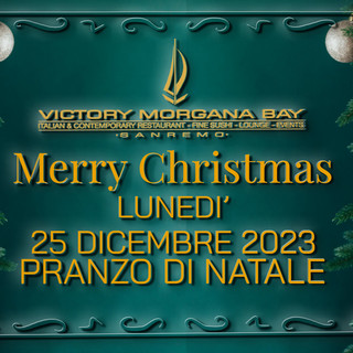 Lunedì 25 dicembre vivi l’esperienza del 𝐏ranzo di 𝐍atale al Victory Morgana di Sanremo Lunedì 25 dicembre vivi l’esperienza del 𝐏ranzo di 𝐍atale al Victory Morgana di Sanremo