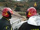 Incendio in un cantiere edile a Calvisio: la causa è un mini escavatore