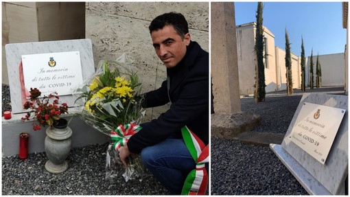 Giornata nazionale in memoria delle vittime del Coronavirus, l'omaggio di Borghetto S. Spirito: "Il nostro paese ha pagato un tributo altissimo"