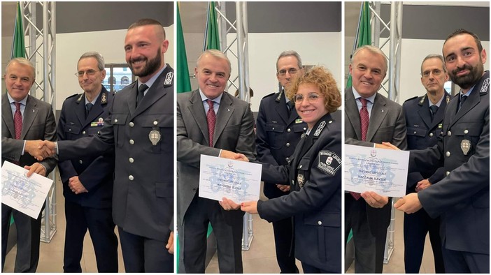 Elogi alla Polizia Locale per la tutela dei diritti dei disabili: premiati anche tre agenti di Savona