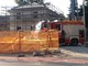 Albisola, fiamme in un cantiere edile: intervento dei vigili del fuoco (FOTO)