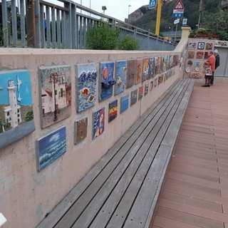 Vado Ligure: scoperta la targa dedicata al "Muro degli Artisti" (FOTO e VIDEO)