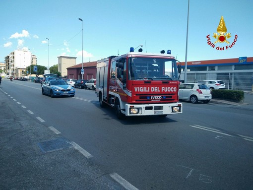 Savona: auto contro scooter all'altezza dell' Ex Pontile Enel