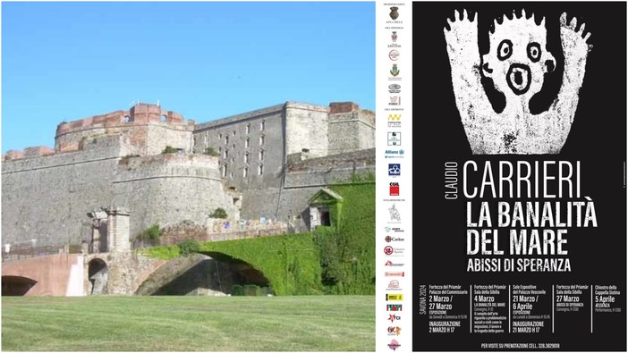 Savona, il 2 marzo l'inaugurazione della mostra “La banalità del mare. Abissi di speranza” di Claudio Carrieri