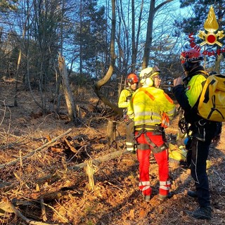 Ciclista infortunato a Orco Feglino: interviene l'elisoccorso (FOTO e VIDEO)