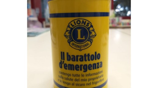 Bergeggi: al via la distribuzione del barattolo dell'emergenza Lions Bergeggi: al via la distribuzione del barattolo dell'emergenza Lions