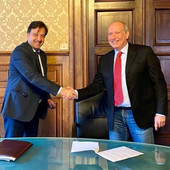 Giovanni De Filippi (a sinistra) col sindaco Marco Russo Giovanni De Filippi (a sinistra) col sindaco Marco Russo