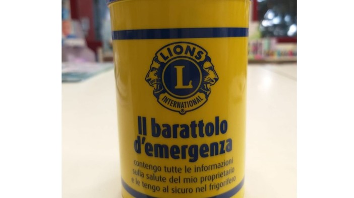 Bergeggi: al via la distribuzione del barattolo dell'emergenza Lions