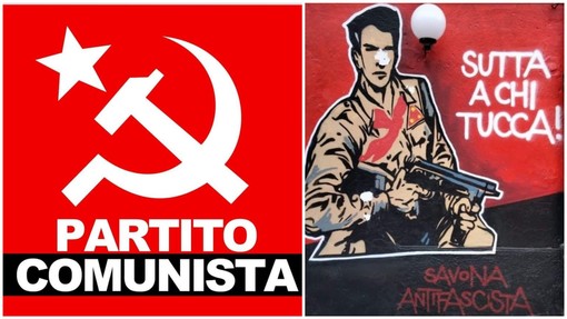 Murale all’interno del Circolo Artisi, la sezione savonese del PC: "Realizzato un anno prima della guerra, Scaramuzza si vergogni"