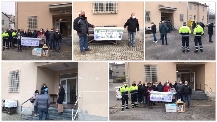 "Insieme proteggiAMO Dego": le associazioni del paese donano mille mascherine alla scuola secondaria (FOTO)