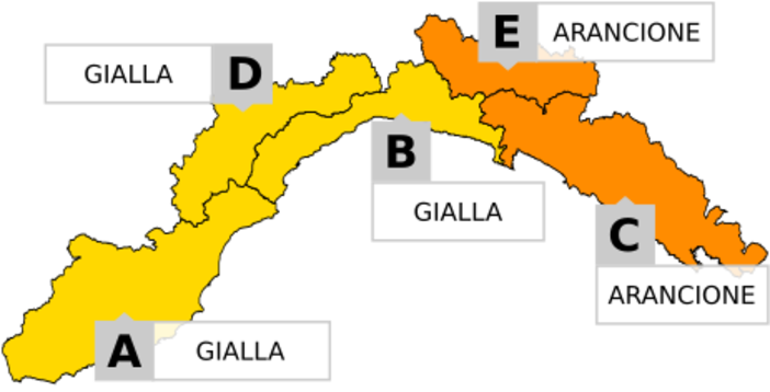 Maltempo in arrivo: emanata l'allerta gialla per temporali
