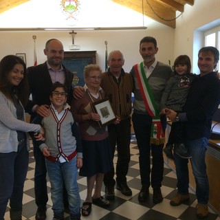 Pietra Ligure: una cerimonia per celebrare la sig.ra De Stefani