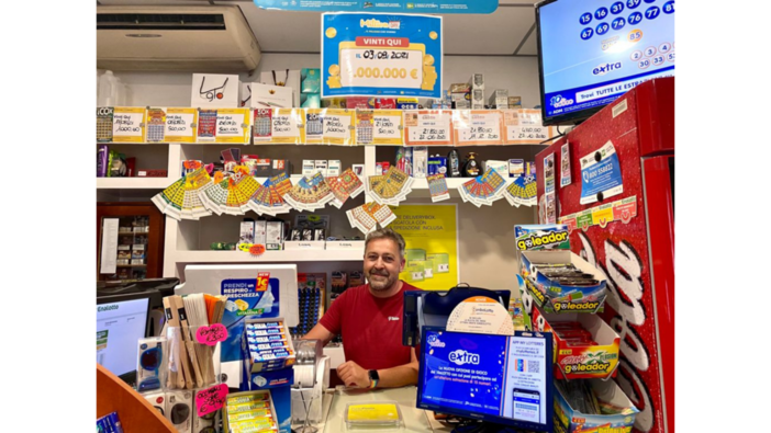 1 milione di euro vinti ad Albenga con il Million Day: la fortuna alla tabaccheria Siri