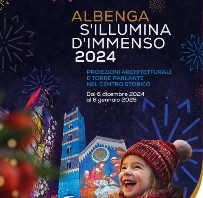 Per Natale torna “Albenga s’illumina d’immenso”, uno degli eventi più attesi dell'intera provincia Per Natale torna “Albenga s’illumina d’immenso”, uno degli eventi più attesi dell'intera provincia