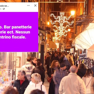 "Alassio, nessun scontrino fiscale": il post provocatorio attira una valanga di commenti a difesa dei commercianti