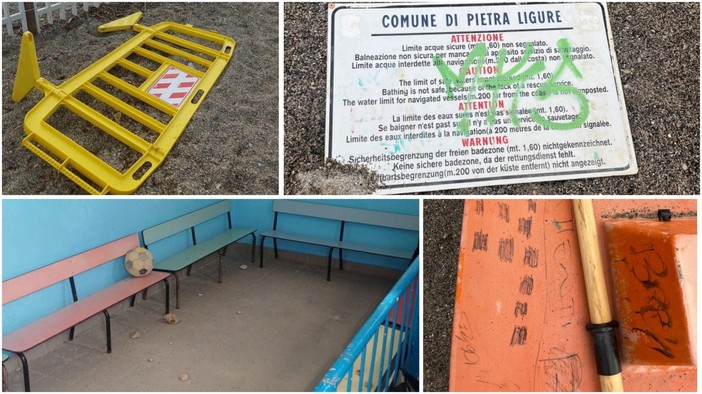 Pietra, vandali in azione negli spazi dedicati al Centro estivo / Campo solare (FOTO)
