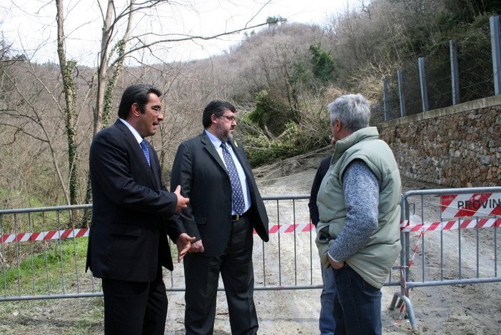 Sopralluogo frana Calice-Carbuta di Vaccarezza e Schneck Sopralluogo frana Calice-Carbuta di Vaccarezza e Schneck