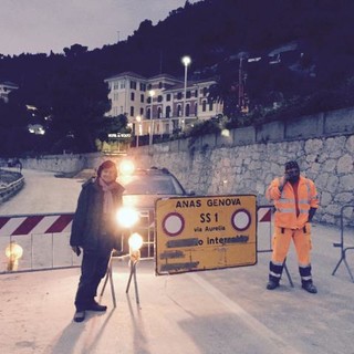 Finale Ligure: aperta la strada tra San Donato e le Manie, ma l'Aurelia resta ancora chiusa