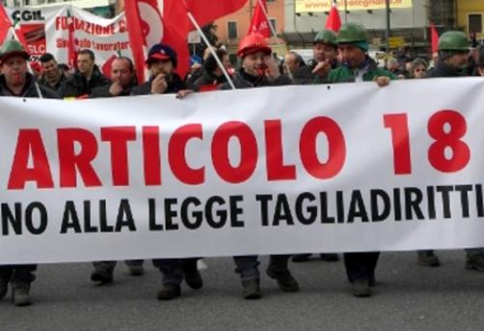 Bocciato il referendum sull'Articolo 18, Rifondazione Comunista Savona attacca: "La lotta per i diritti continua"