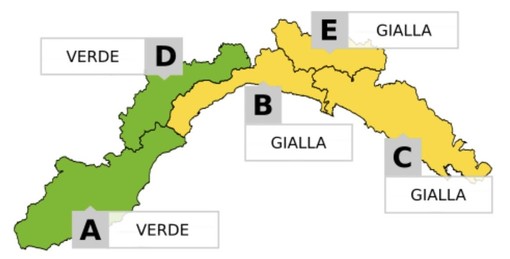 Temporali nel savonese, confermata la chiusura dell'allerta gialla