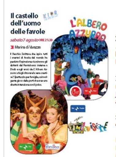 Varazze: "Il castello dell'uomo delle favole" Varazze: "Il castello dell'uomo delle favole"