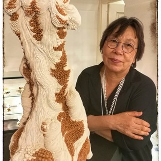 Inaugurazione mostra artista coreana alla Fornace di Albissola