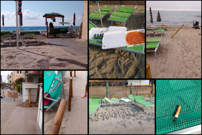 Alassio, furti e danneggiamenti nelle spiagge libere attrezzate della Cooperativa Acquamarina Alassio, furti e danneggiamenti nelle spiagge libere attrezzate della Cooperativa Acquamarina