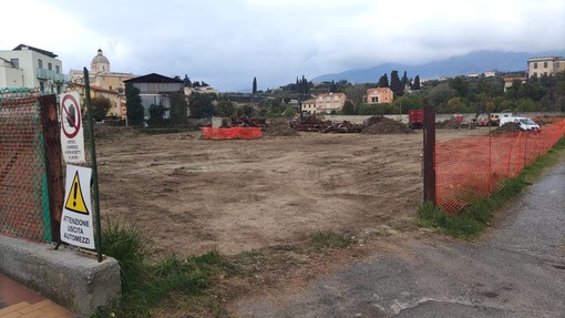 Proseguono a Loano i lavori per il nuovo Conad in zona Vignasse