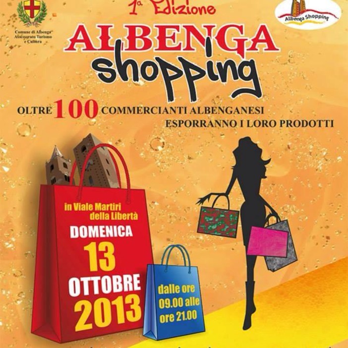 Albenga, il 13 ottobre cento commercianti uniti per mezzo chilometro di shopping