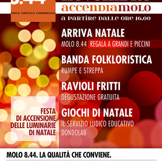 Vado Ligure, sabato Accendiamo il Natale al Molo 8.44