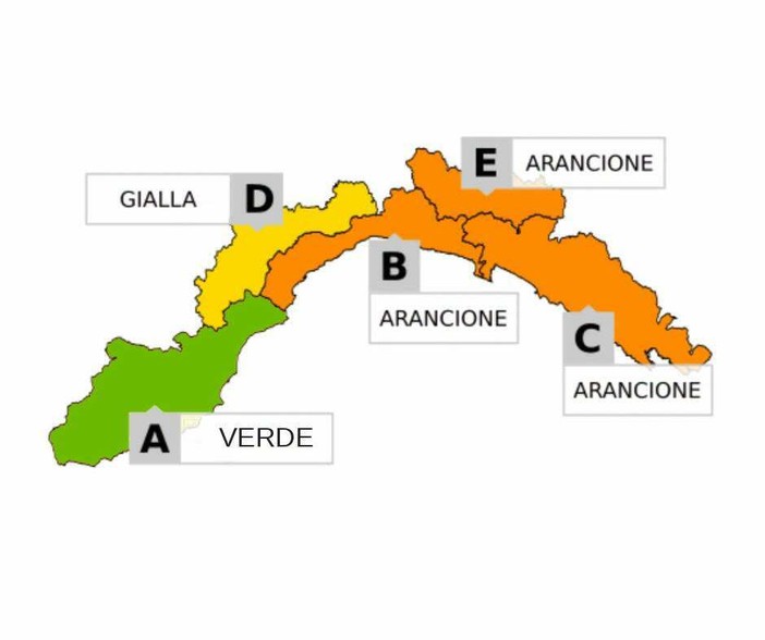 Maltempo, Arpal alza l’allerta: da gialla ad arancione sul Centro-Levante Maltempo, Arpal alza l’allerta: da gialla ad arancione sul Centro-Levante